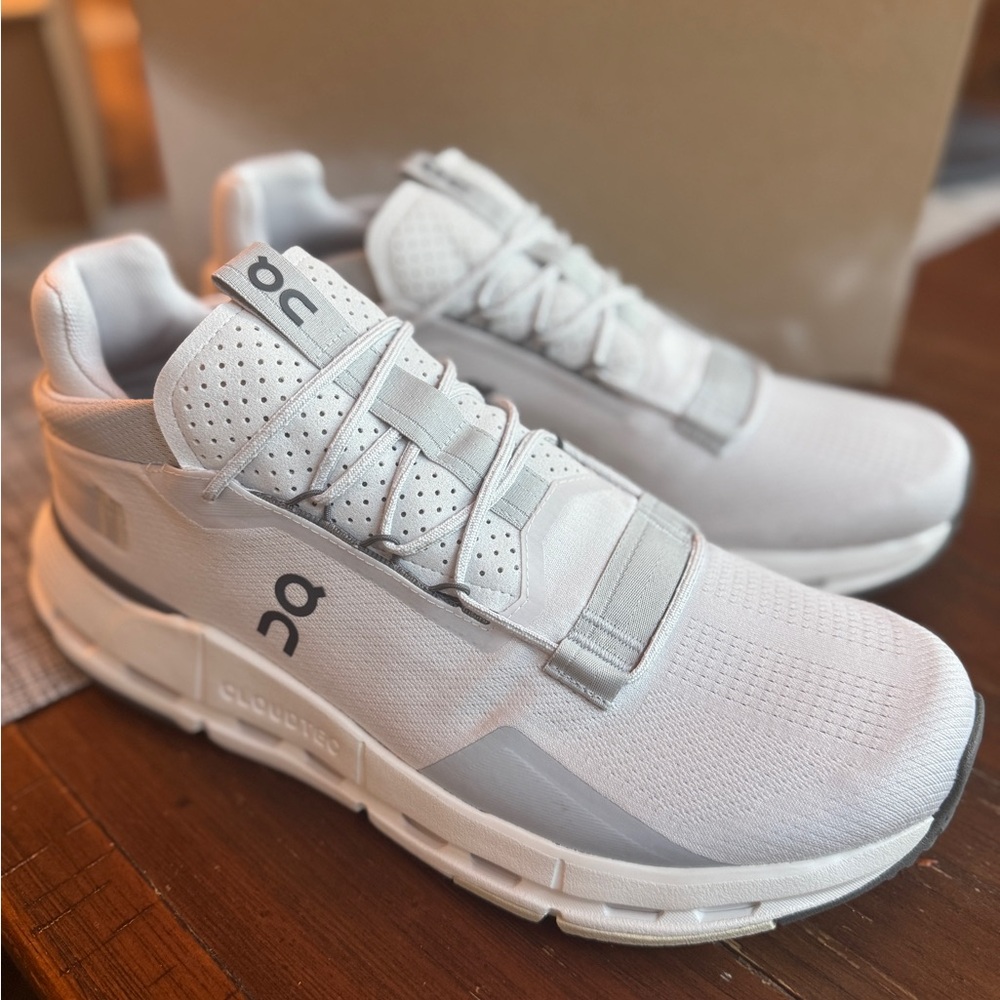 On Cloudnova 2 Running Cream Athletic Shoes